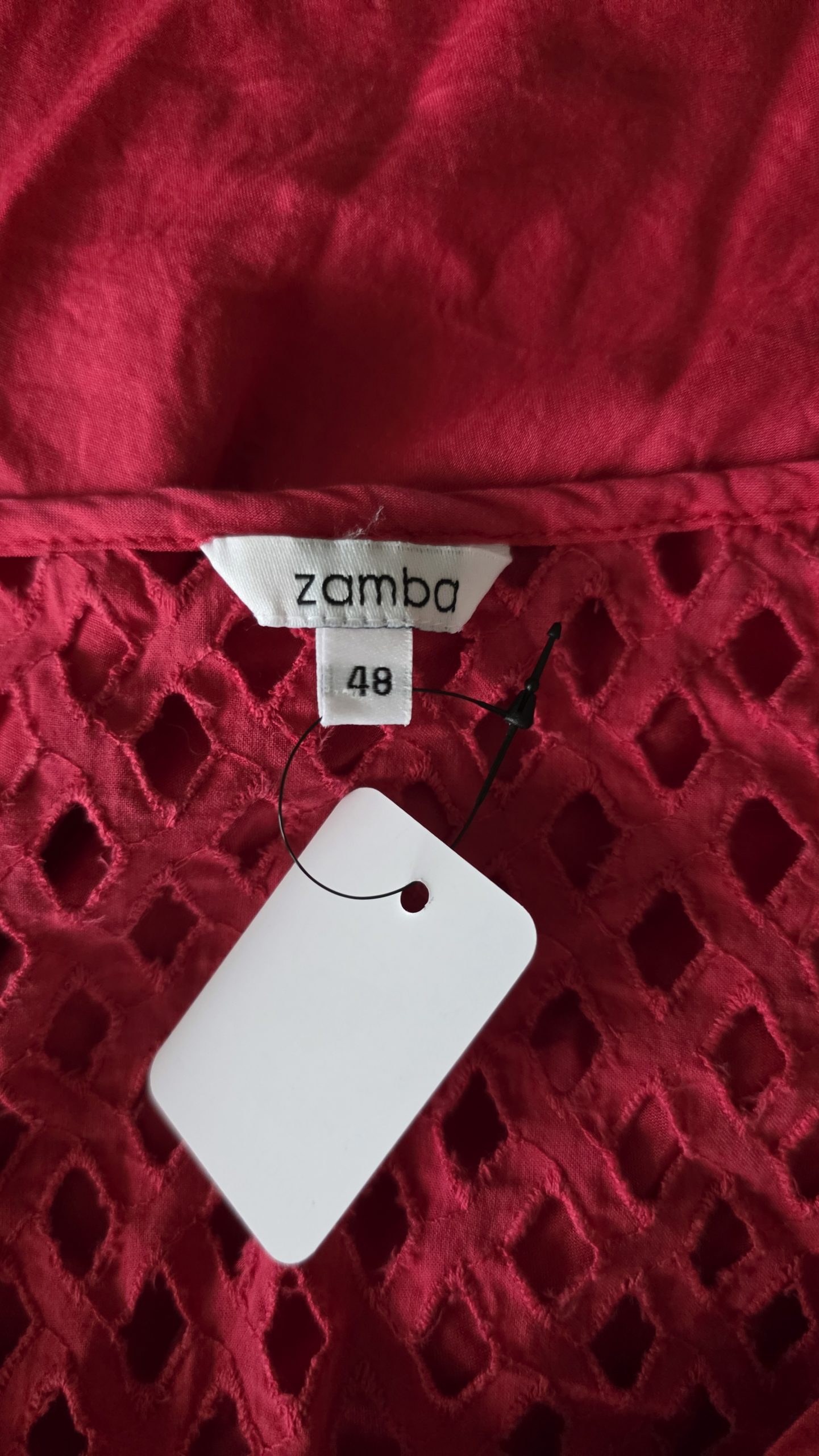 T-shirt / chemise T-shirt / chemise Rouge Fille 48 Zamba - Étiquette