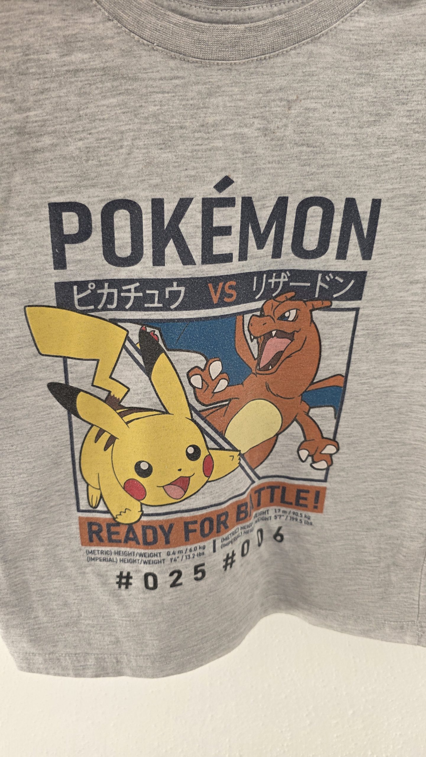 T-shirt T-shirt Gris Garçon 5 Ans 2 - Détail