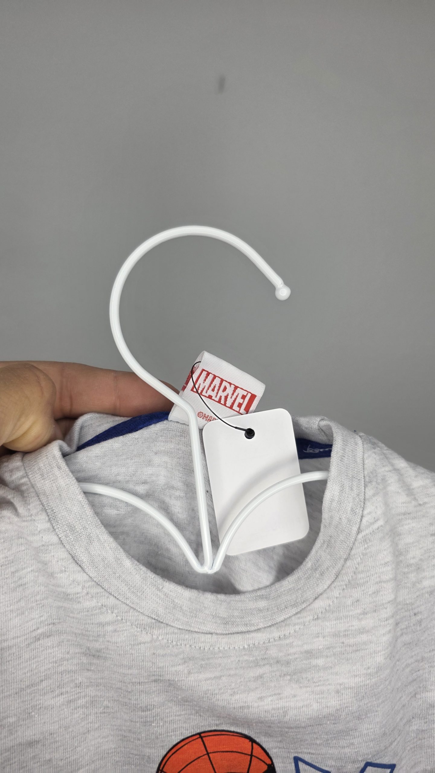 T-shirt T-shirt Gris Garçon 98 Cm, 104 Cm - Détail