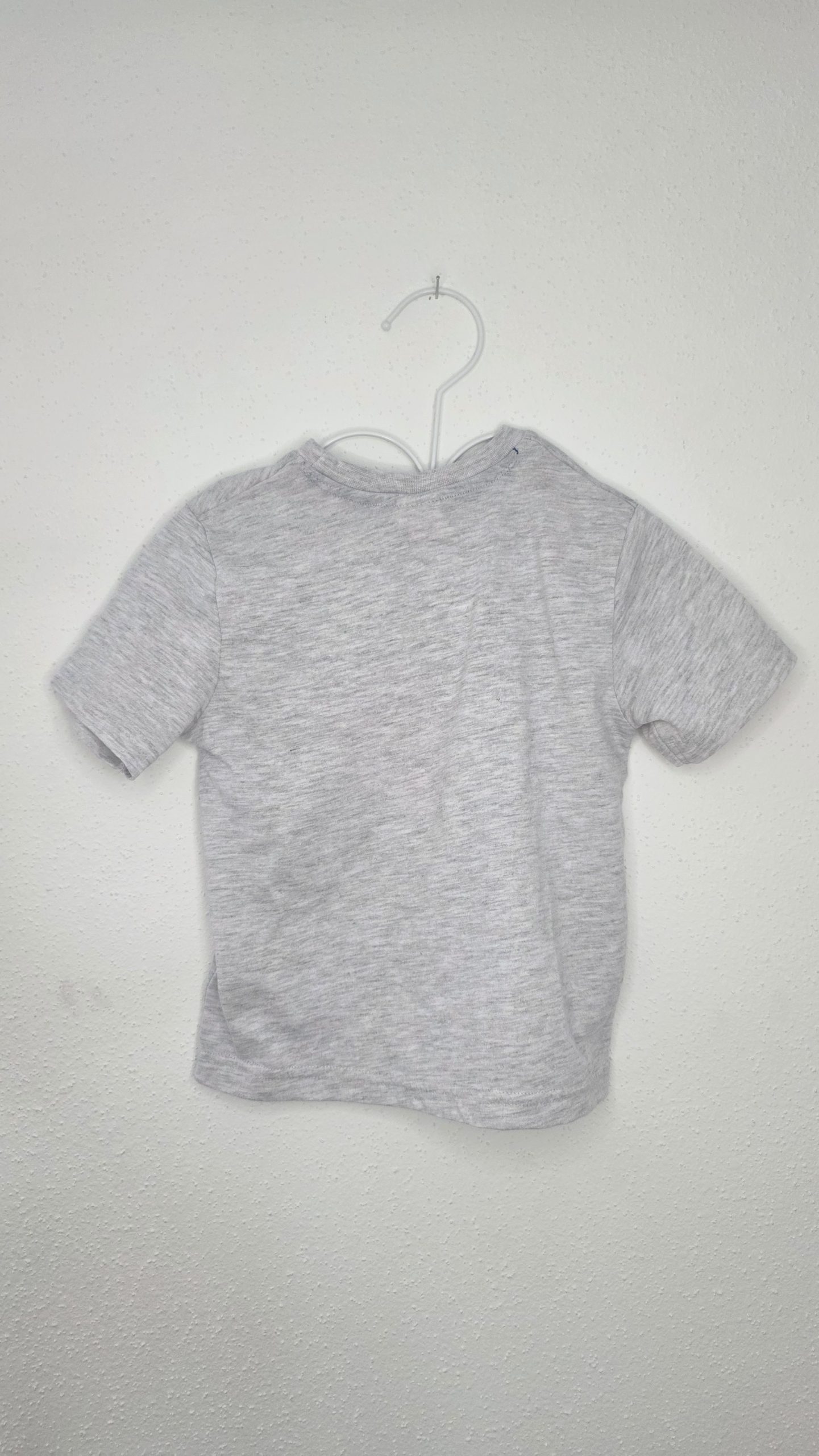 T-shirt T-shirt Gris Garçon 98 Cm, 104 Cm - Vue de dos