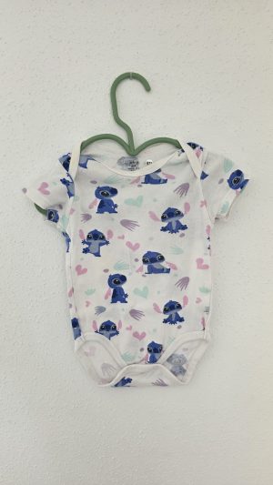 Body Blanc Fille 6 Mois Disney - Vue de face