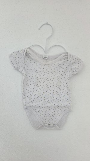 Body Blanc Garçon 6 Mois - Vue de face