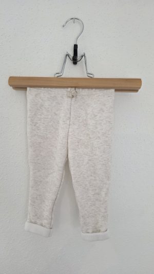 Pantalon Beige Fille 12 Mois Tape à l'oeil - Vue de face