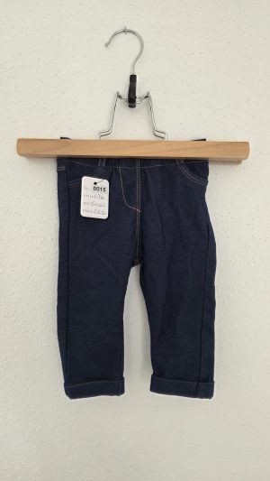 Pantalon Bleu Fille 6 Mois Kiabi - Vue de face
