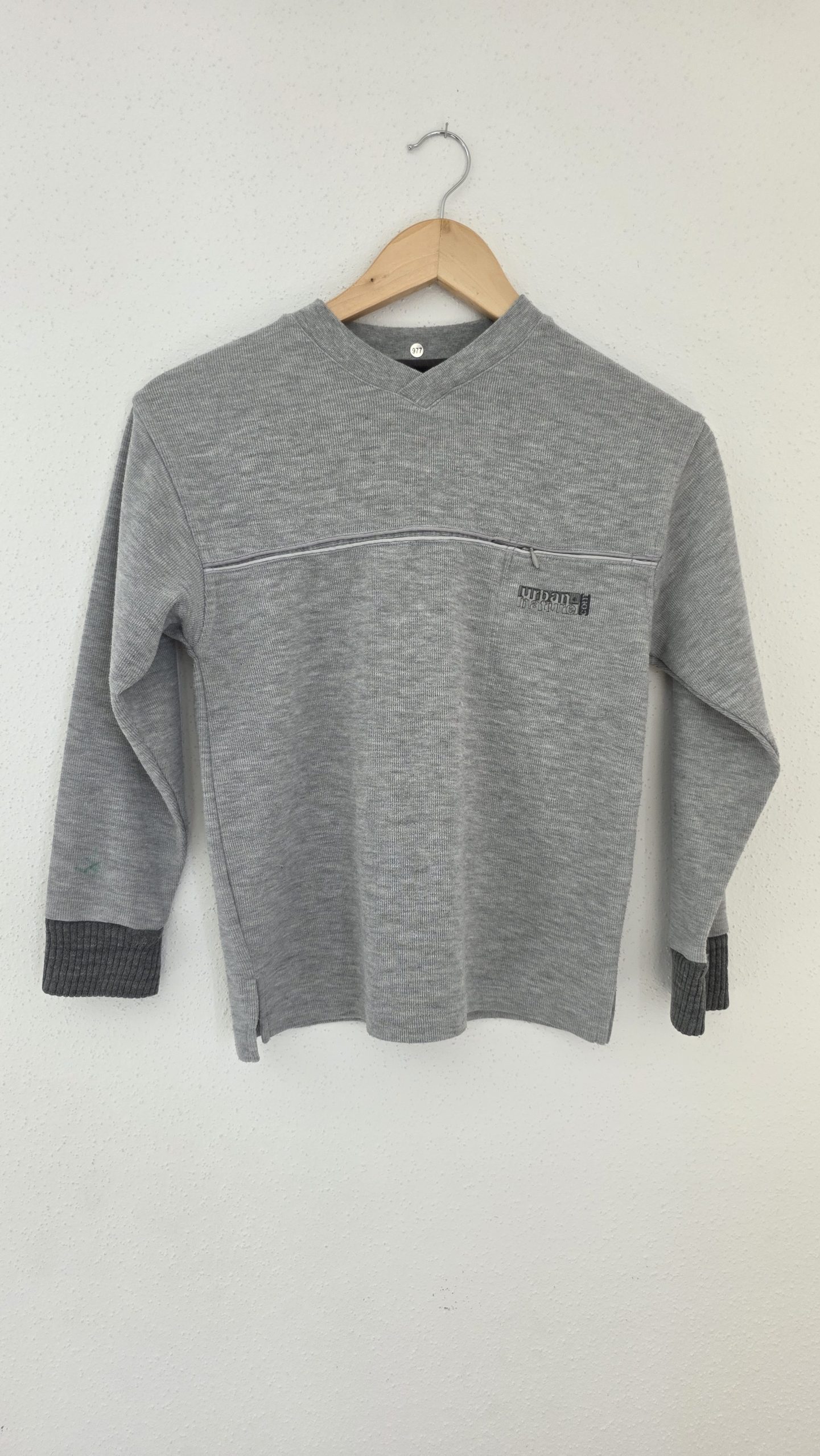 Pull Pull Gris Garçon 8 Ans - Vue de face