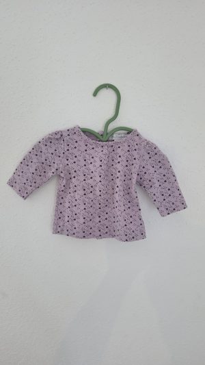 Pull Violet Fille 0 Mois - Vue de face