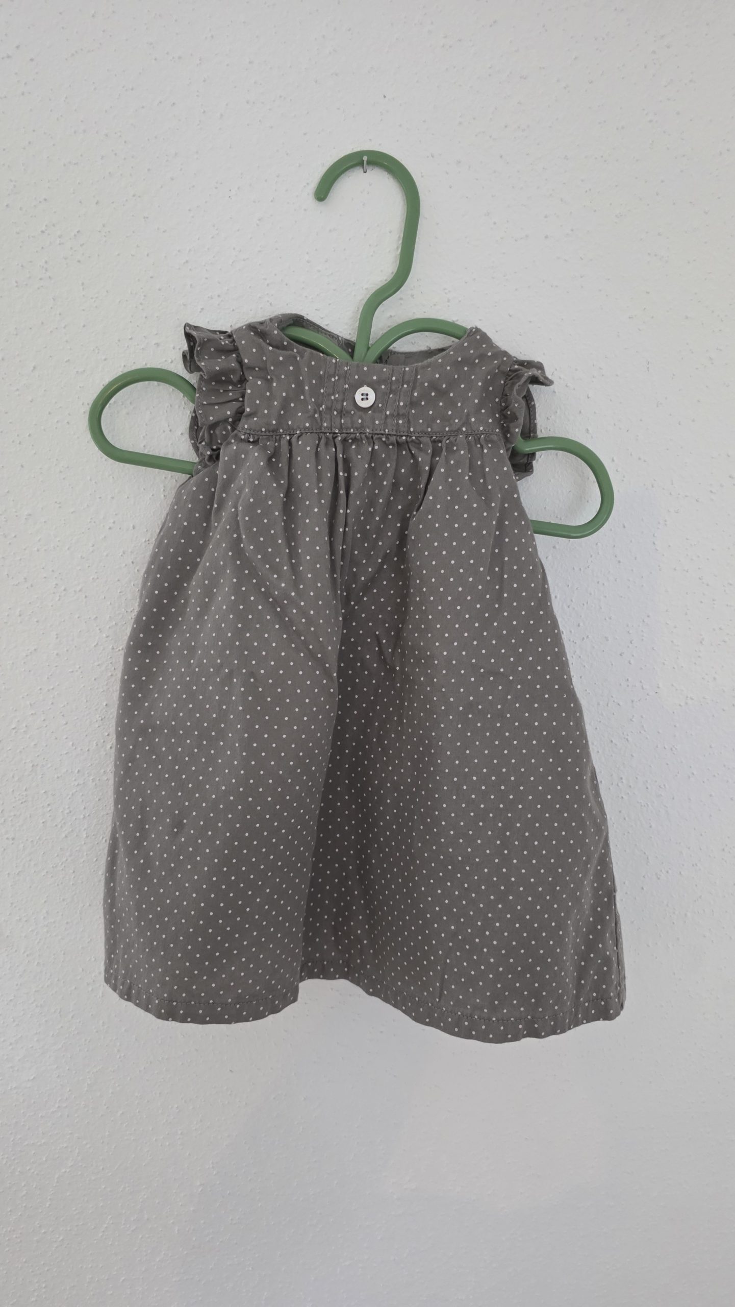 Robe Robe Gris Fille 1 Mois cyrillus - Vue de face