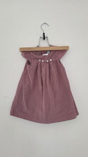 Robe Violet Fille 9 Mois cyrillus - Vue de face