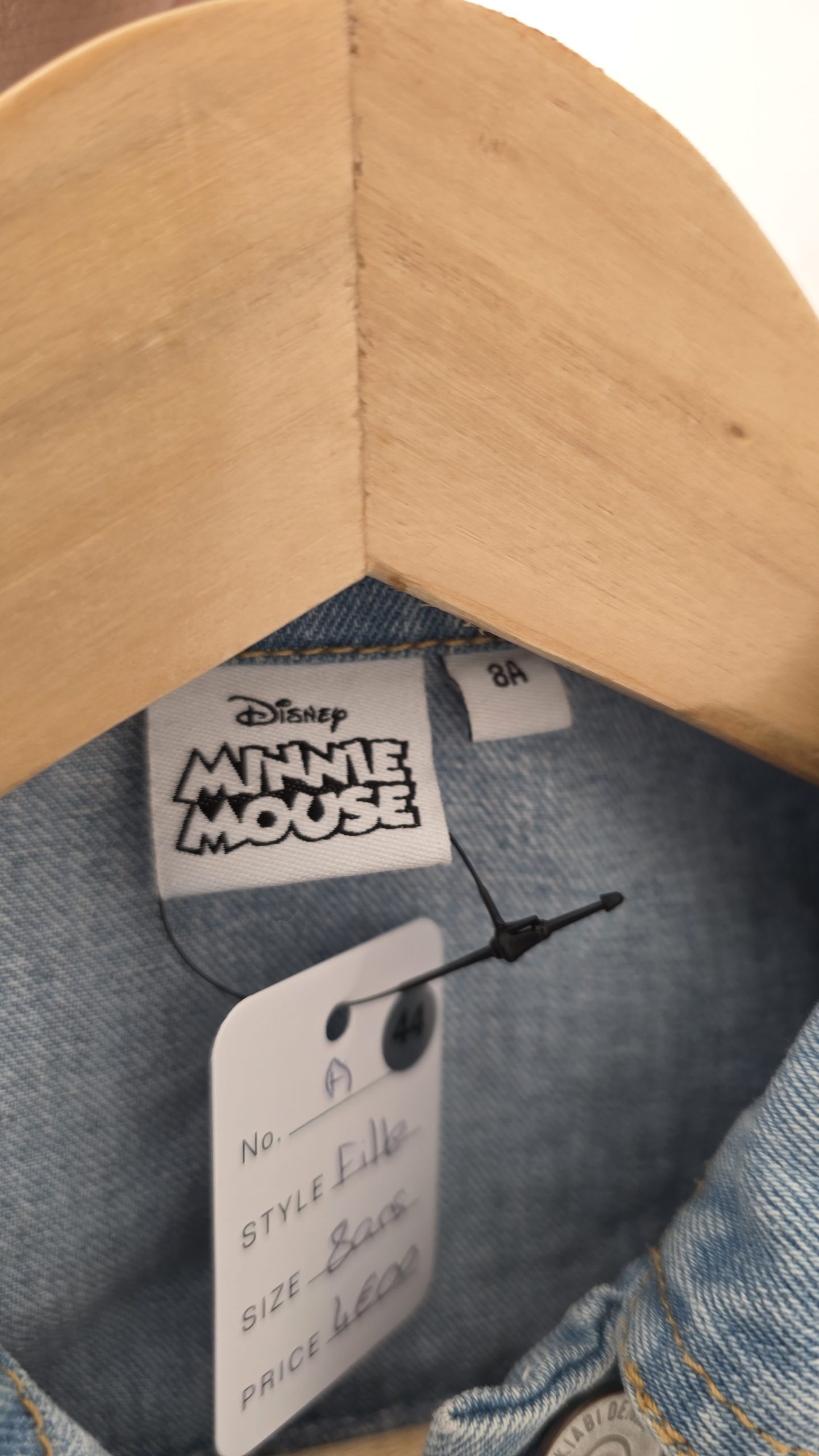 Veste Veste Bleu Fille 8 Ans Disney - Étiquette