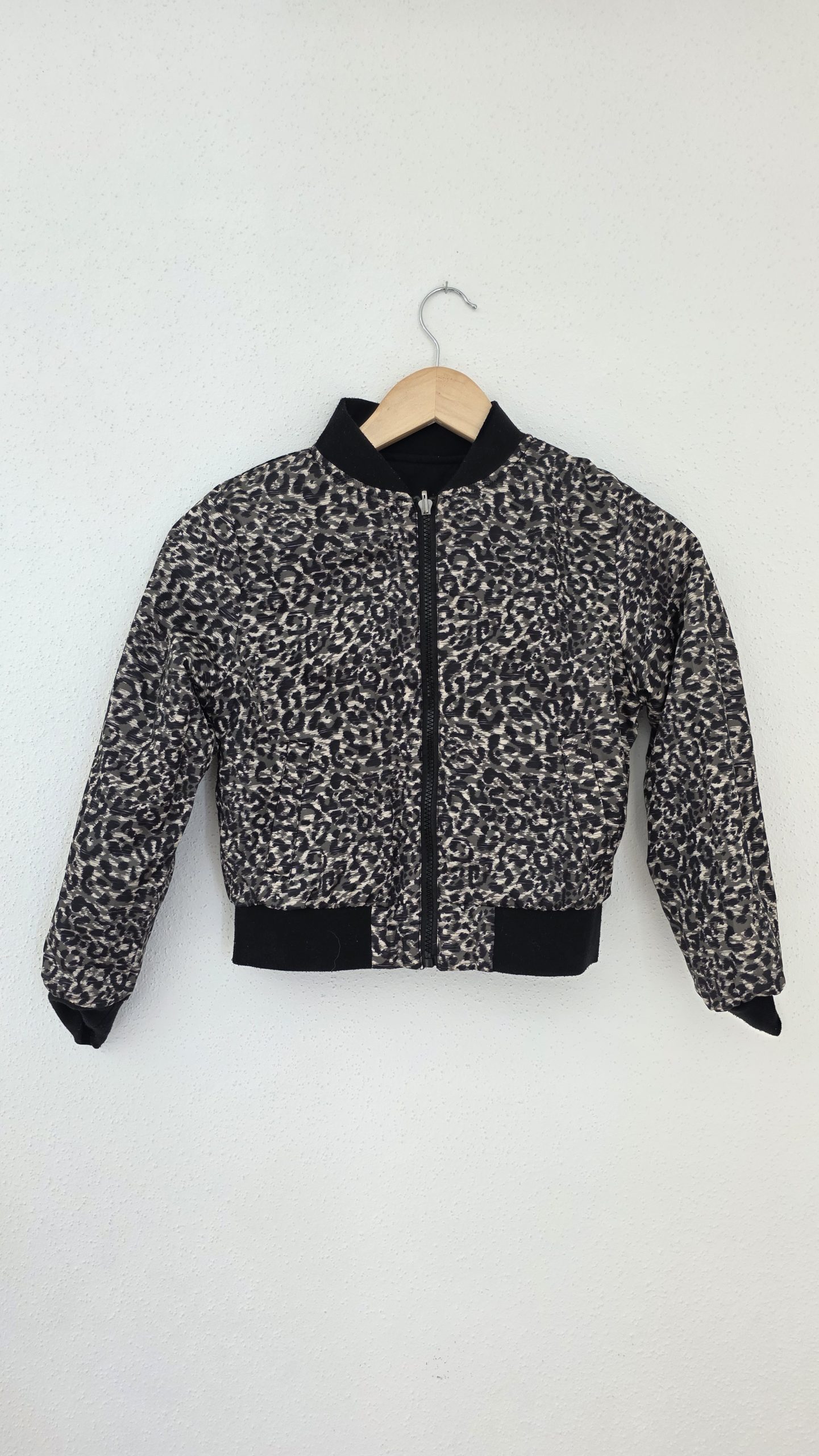 Veste réversible Veste réversible Noir Fille 8 Ans - Étiquette