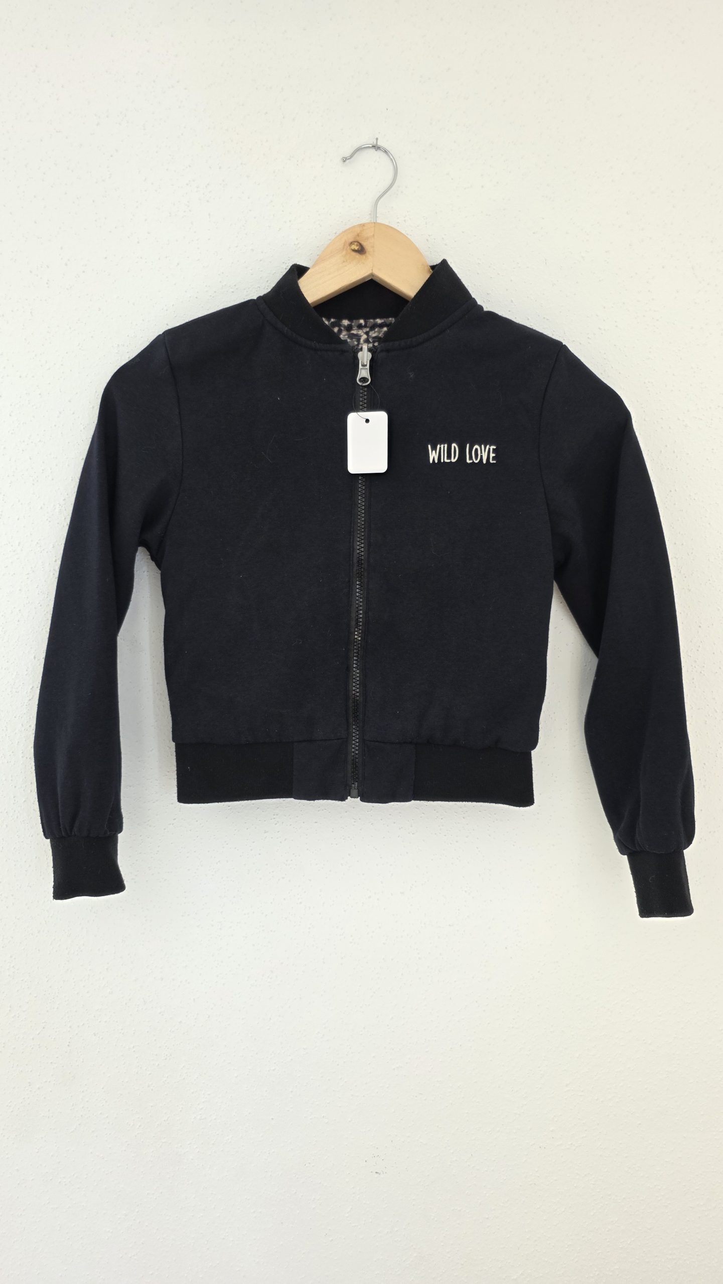 Veste réversible Veste réversible Noir Fille 8 Ans - Vue de face