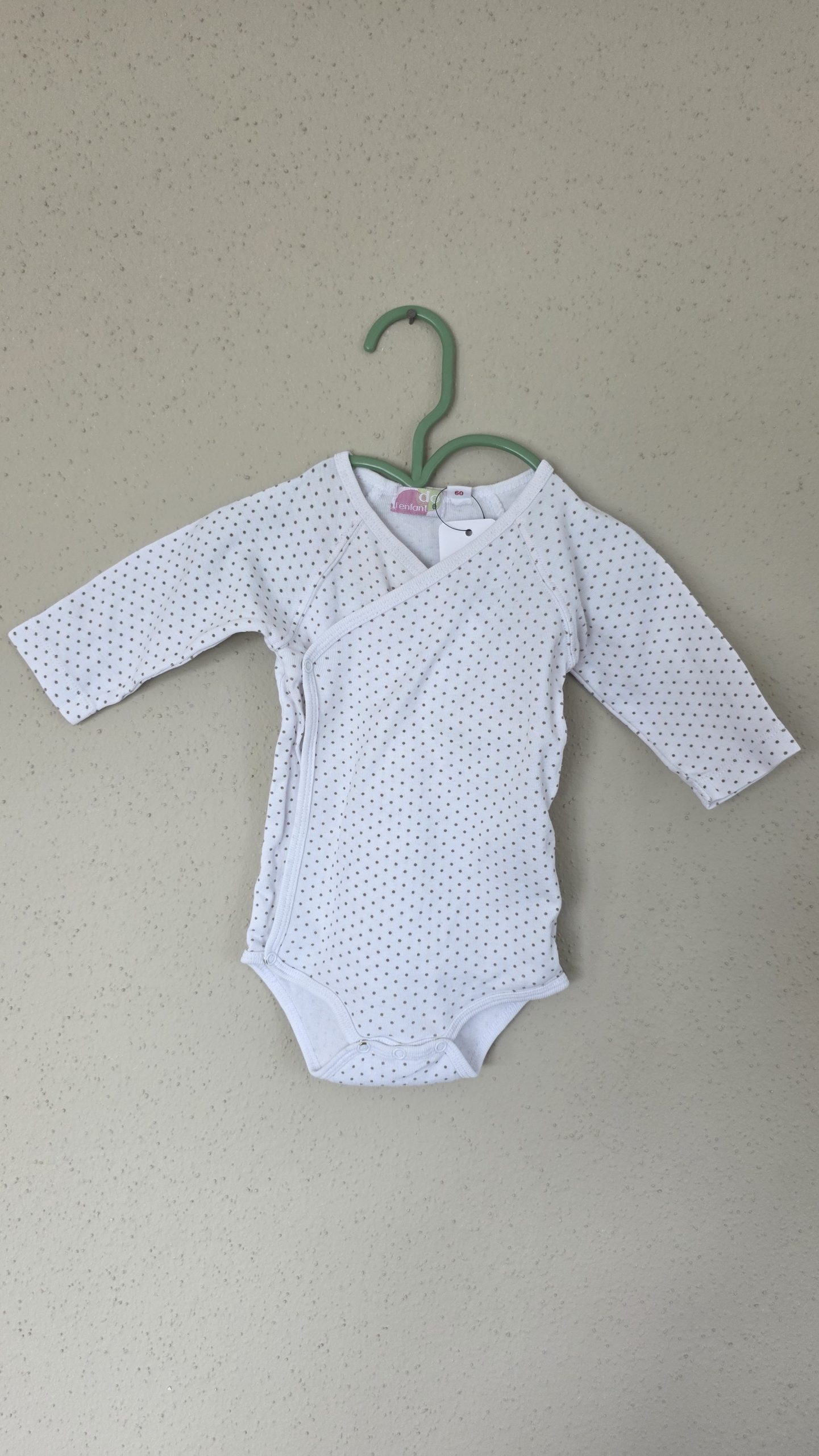 Body Body Blanc Fille 3 Mois - Vue de face