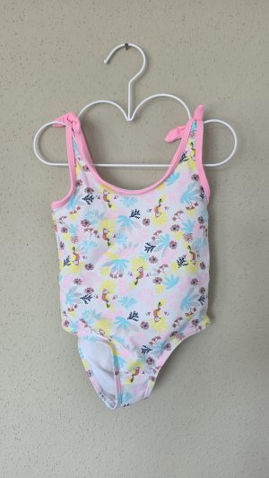 Maillot de bain Blanc, Rose Fille 98 Cm Inextenso - Vue de face