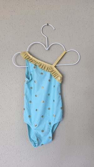Maillot de bain Bleu Fille 18 Mois Kiabi - Vue de face