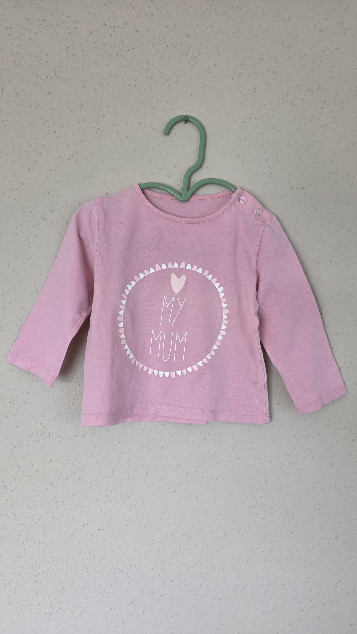 Pull Pull Rose Fille 12 Mois - Vue de face