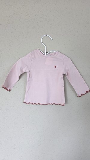 Pull Rose Fille 6 Mois Kiabi - Vue de face