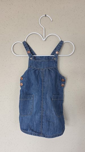 Robe Bleu Fille 23 Mois Tape à l'oeil - Vue de face