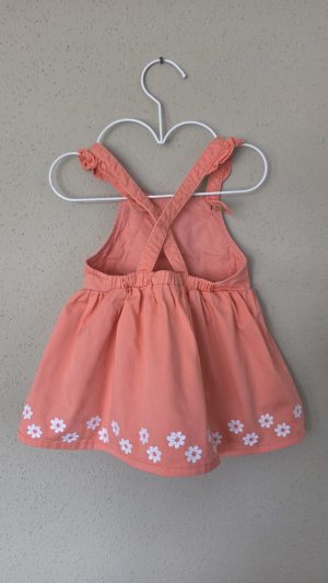 Robe Rose Fille 80 Cm Inextenso - Vue de face