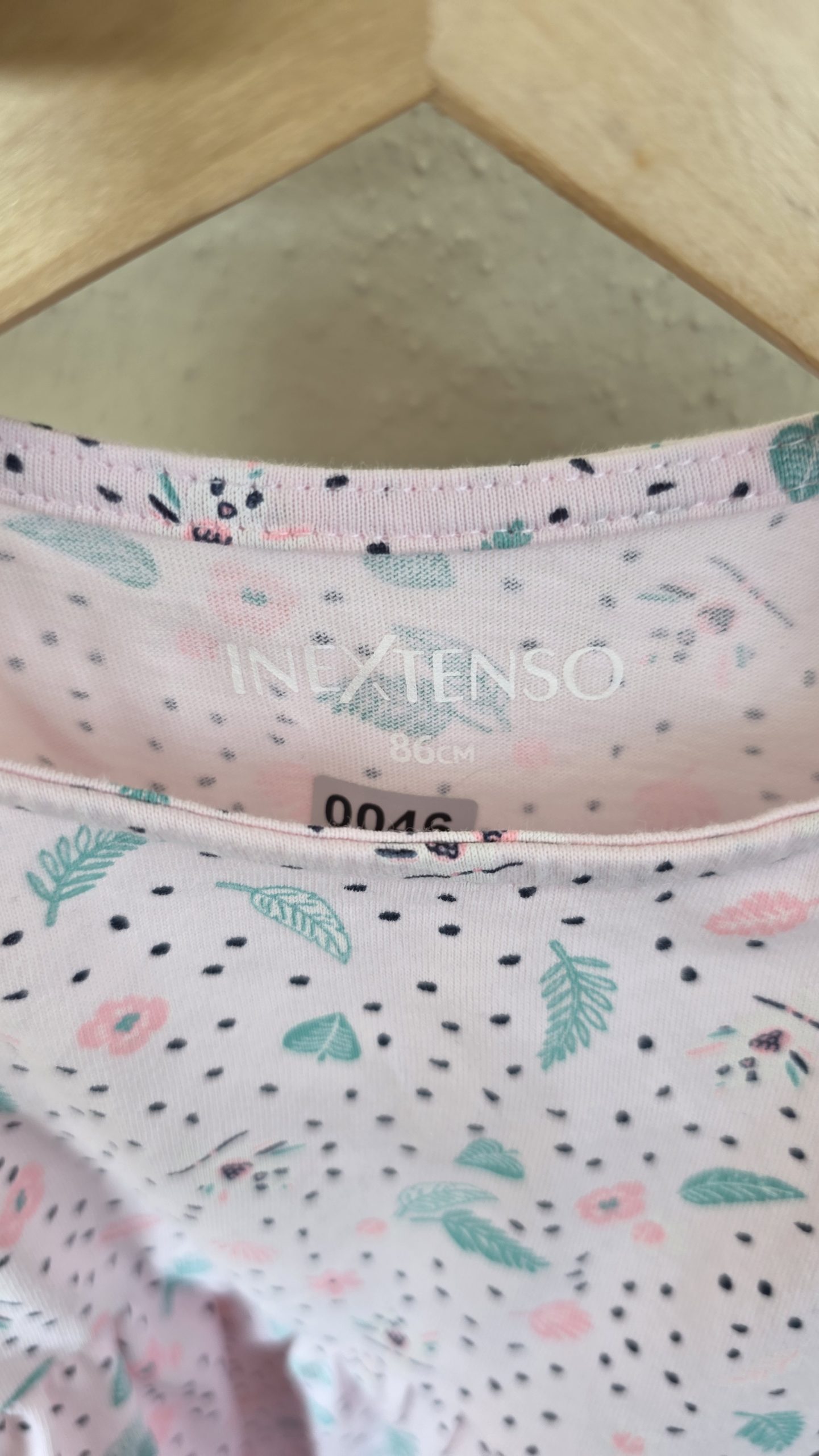 Robe Robe Rose Fille 86 Cm Inextenso 2 - Étiquette