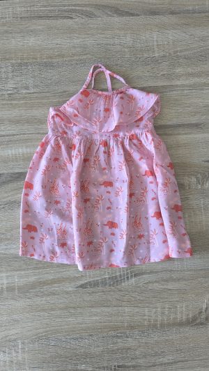 Robe Rose Fille 86 Cm Inextenso - Vue de face