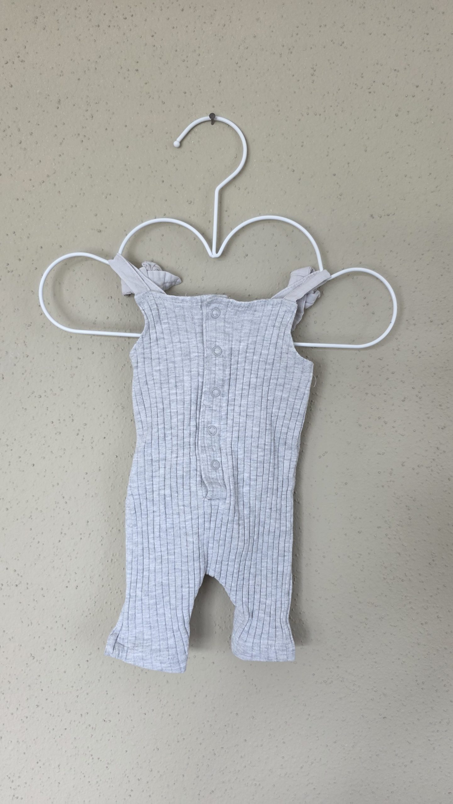 Salopette Salopette Gris Fille 1 Mois Kiabi - Vue de dos