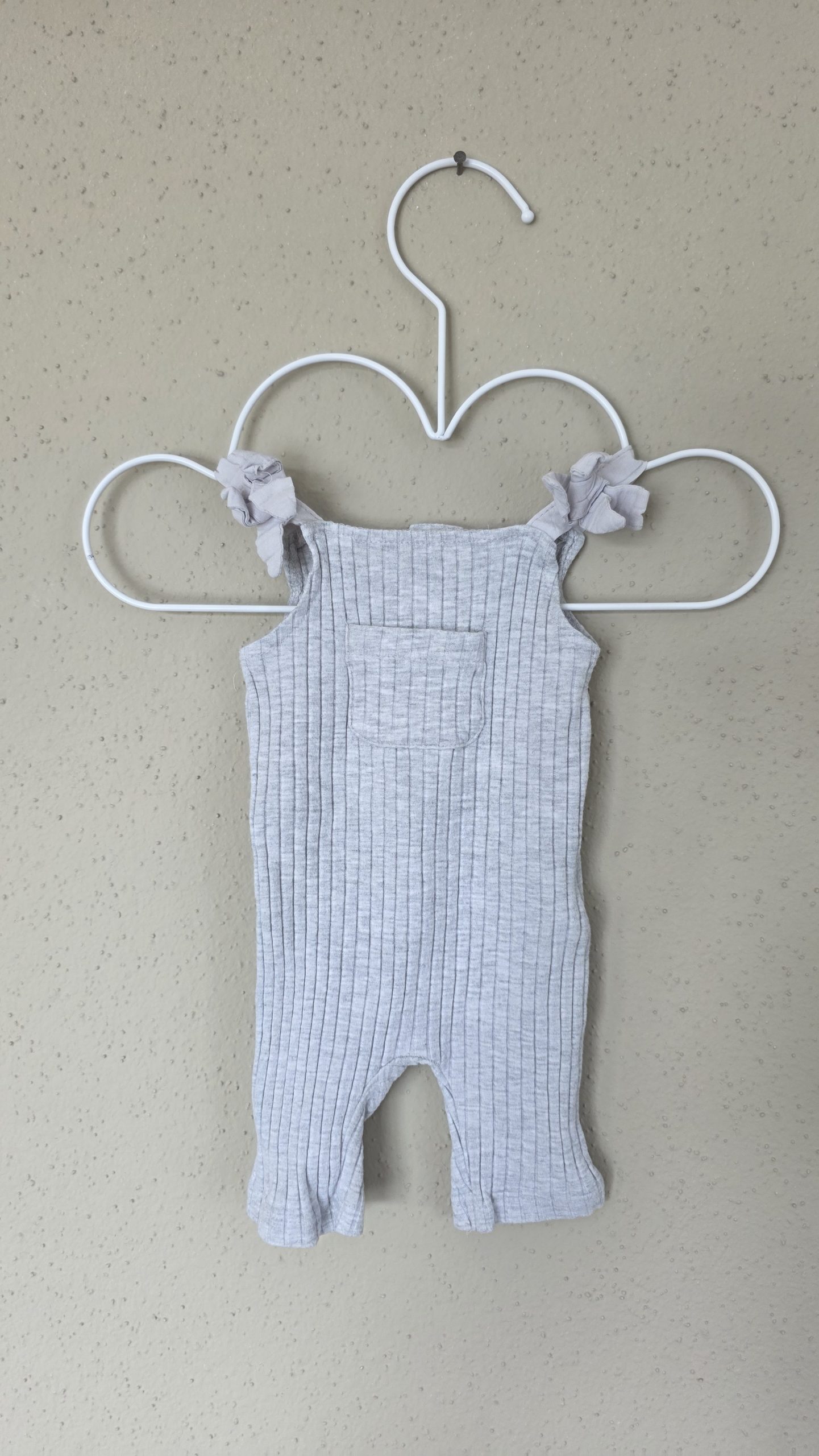 Salopette Salopette Gris Fille 1 Mois Kiabi - Vue de face