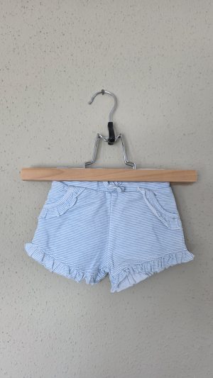 Short Bleu Fille 62 Cm Primark - Vue de face