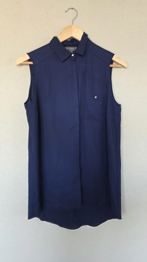 Chemisier Bleu Fille 38 Primark - Vue de face