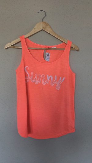 Débardeur Orange Fille 36, 38 Camaieu - Vue de face