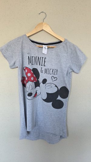 T-shirt Gris Fille L - Vue de face